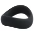 Pulselock Cocktura - vridd penisring i silikon (svart) - 50 mm