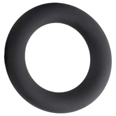   Pulselock Cirkl - svart, fleksibel penisring av silikon (40 mm)