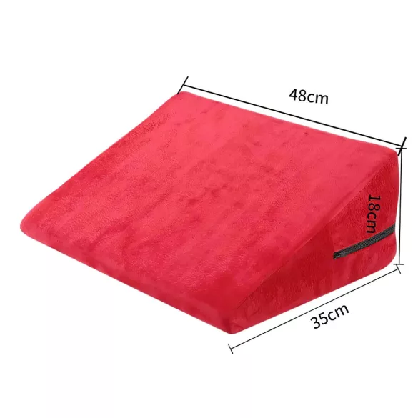 Desirel Magic Pillow kileformet sexputesett - liten + stor (rød)