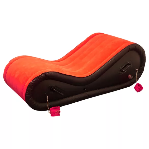 Desirel Magic Pillow - Oppblåsbar BDSM-sexmøbel - med håndjern (rød)