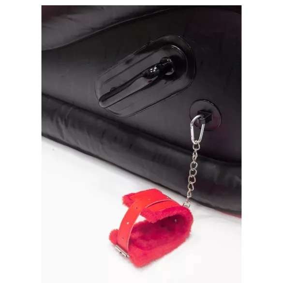 Desirel Magic Pillow - Oppblåsbar BDSM-sexmøbel - med håndjern (rød)