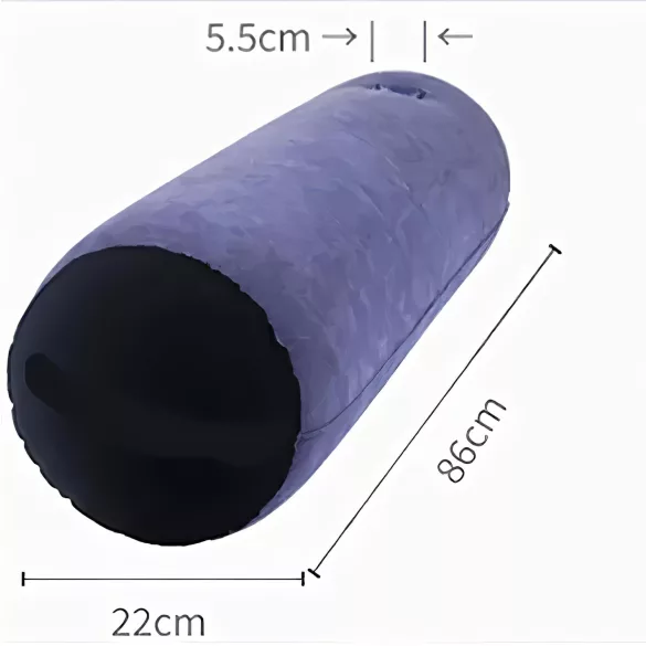 Desirel Magic Pillow - oppblåsbar sexpute - sylindrisk (lilla)