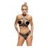 ZADO - Lærsett med strap-on (svart) - L/XL
