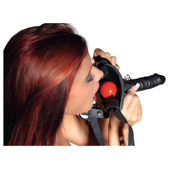 ZADO - Skinnredskap med dildo (svart)