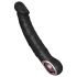 Funny Me - oppladbar, vanntett vibrerende dildo (svart)