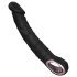 Funny Me - oppladbar, vanntett vibrerende dildo (svart)