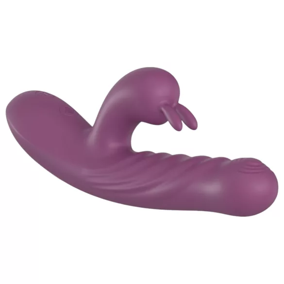 Funny Me Kanin: Oppladbar Klitorisvibrator med Bevegelse (Lilla)