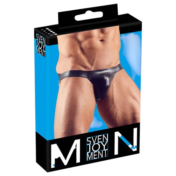 Svenjoyment – skinnende jockstrap (svart)