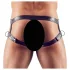 Svenjoyment - sele med penisring (svart) - M/L
