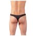 Showmaster tanga for menn (svart) - M