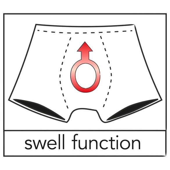 Avtagbar tanga for menn (svart) - XL