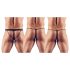 Svenjoyment - Herre tanga sett - svart (3 deler) S-L