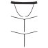 Svenjoyment - Herre tanga sett - svart (3 deler) S-L