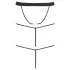 Svenjoyment - Herre tanga sett - svart (3 deler) S-L