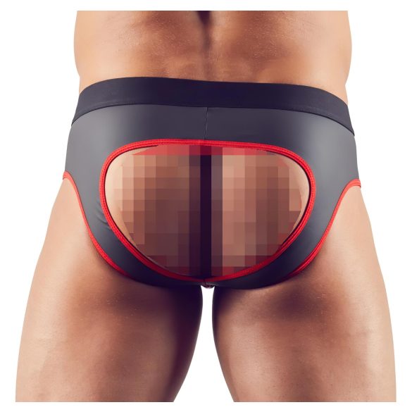 Svenjoyment - åpen jockstrap (svart) - L