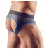 Svenjoyment - åpen jockstrap (svart-blå) - M