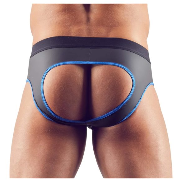 Svenjoyment - åpen jockstrap (svart-blå) - L