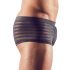 Gjennomsiktig, stripet boxershorts (svart) - XXL