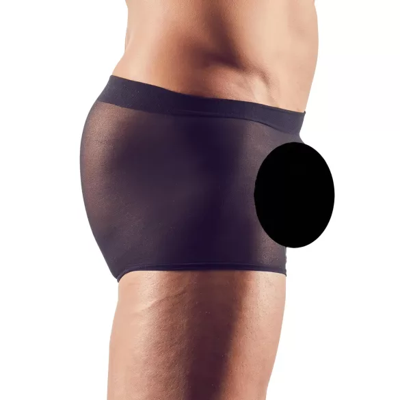 Svenjoyment - Gjennomsiktig boksershorts sett - svart (2 deler) S-L