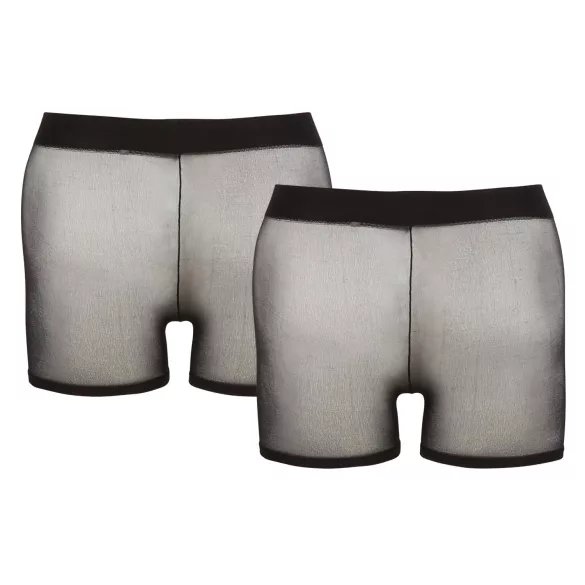 Svenjoyment - Gjennomsiktig boksershorts sett - svart (2 deler) S-L
