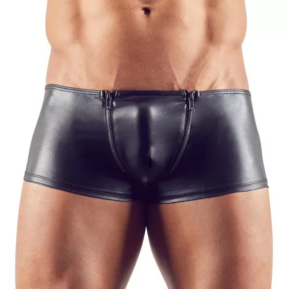 Svenjoyment - boksershorts med glidelås (svart)