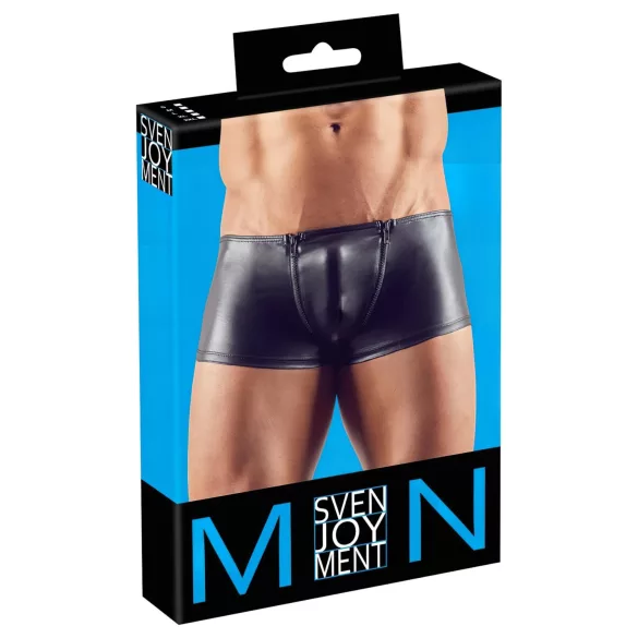 Svenjoyment - boksershorts med glidelås (svart) - L