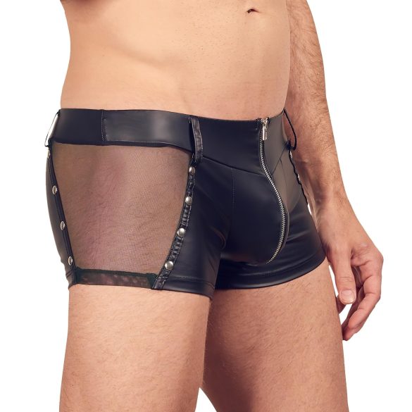 Svenjoyment - skinnende sort boxer - M