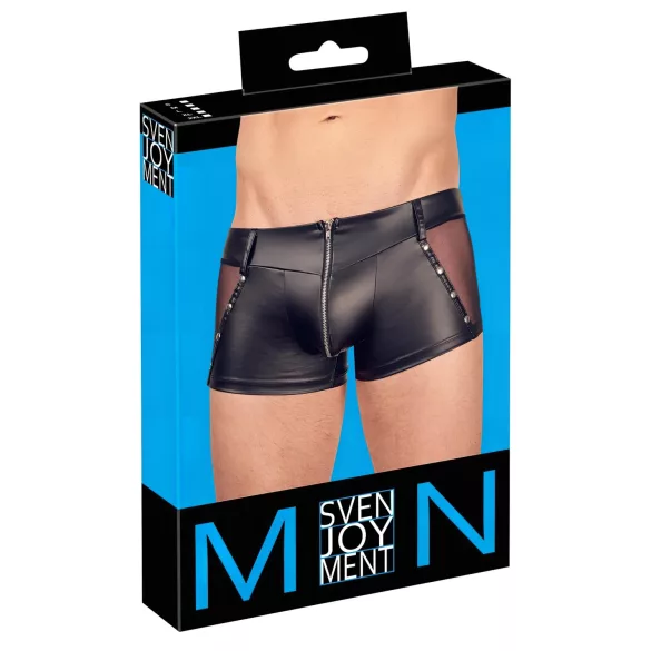 Svenjoyment - skinnende sort boxer - XL