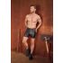 NEK - forlenget herreshorts med metallspenne (svart) - M