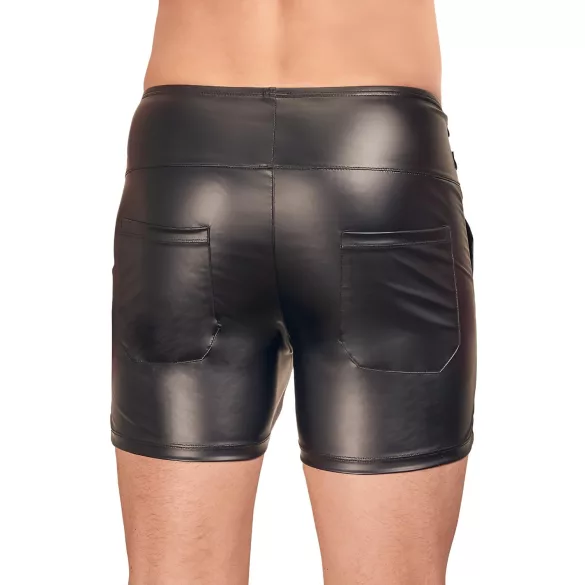 NEK - forlenget herreshorts med metallspenne (svart) - M