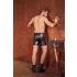 NEK - forlenget herreshorts med metallspenne (svart) - M
