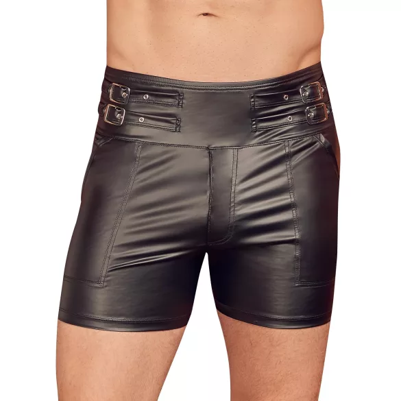 NEK - forlenget herreshorts med metallspenne (svart) - L