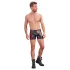 NEK - svart boxer med rød stripet glidelåsdetalj - XL