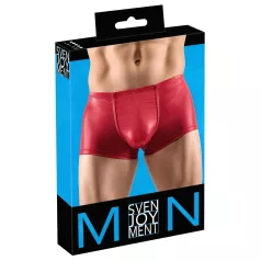 Svenjoyment - glinsende push-up bokser (rød) - M