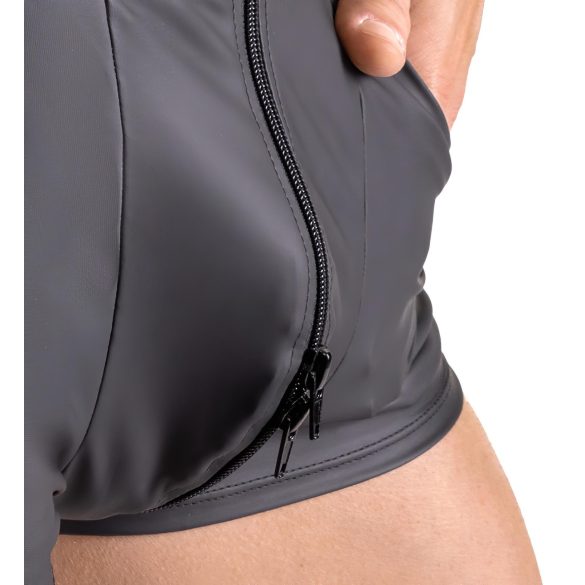 Svenjoyment - ermeløs, kort herreoverall (svart)