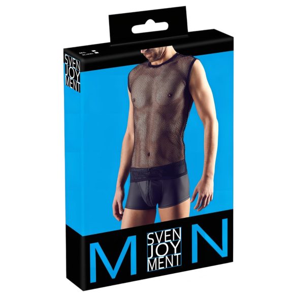 Svenjoyment - netting topp (svart) - XL/XXL