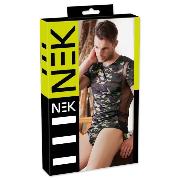 NEK - Camouflage Men's T-Shirt (Green-Brown)