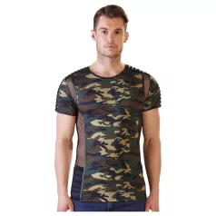   NEK - herre t-skjorte med kamuflasjemønster (grønn-brun) - 2XL