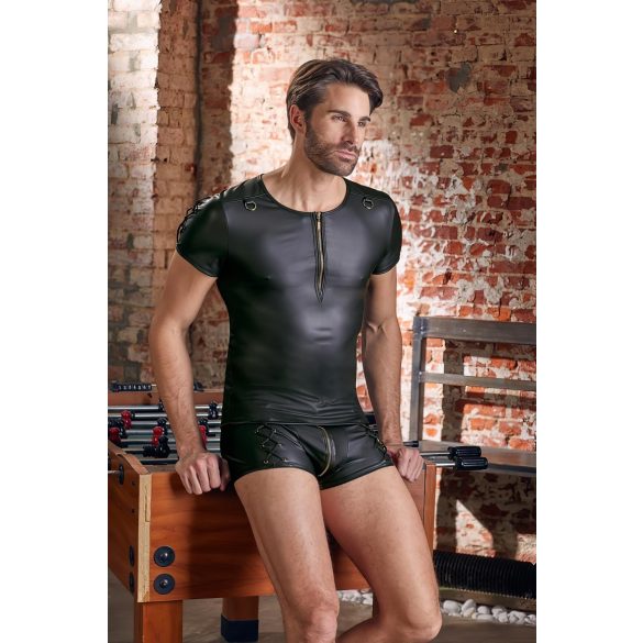 NEK - Matt Finish, Kortermet Herre T-skjorte (Svart) - 2XL