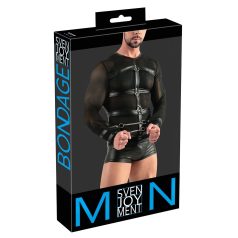   Svenjoyment - Chest Harness, Long-Sleeve Men's Top (Black) - M