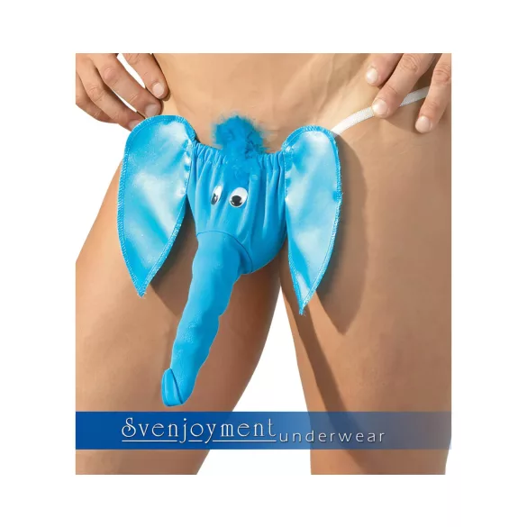 Svenjoyment - Elefant‑tanga (blå, S-L)