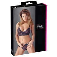 Cottelli - Blomstrete blondesett (lilla) - M