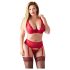 Cottelli Plus Size - Allsidig Undertøyssett (Rød) - 95F/2XL