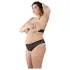 Cottelli Plus Size - perle-bh sett (svart)