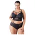 Cottelli Plus Size - stroppløs blonde-bh (svart) - 95F