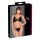 Cottelli - Transparent blondesett (svart) - M