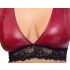 Cottelli Bondage Plus Size - Blonde BH-sett (rød) - 4XL