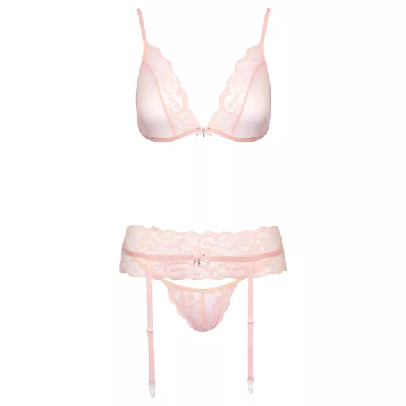 Kyssbare - lacesett i rosa - L/XL