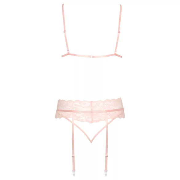 Kyssbare - lacesett i rosa - L/XL