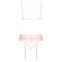 Kyssbare - lacesett i rosa - L/XL
